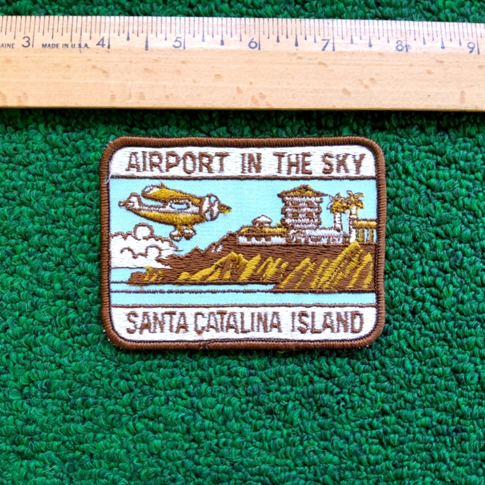 Vintage Catalina Airport in the Sky Sew-on Patch